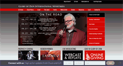 Desktop Screenshot of glory-of-zion.org